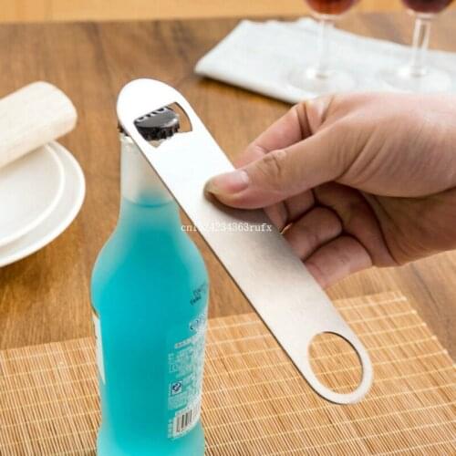 500pcs Wedding Favor Bar Blade Beer Bottle Openers Stainless Steel Bottle Opener Keep sake Anniversary Party Gift Wholesale