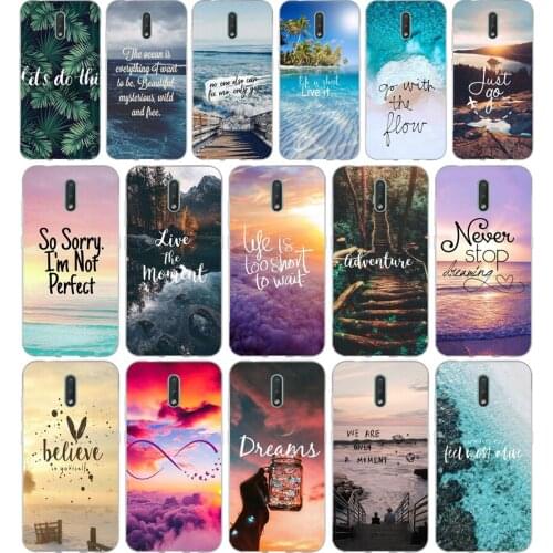 366FG Travel mountain sea beach quotes gift Soft Silicone Tpu Cover phone Case for Nokia 2.1 2.3 3 3.1 4.2 5 5.1 Plus 7.2 6 8