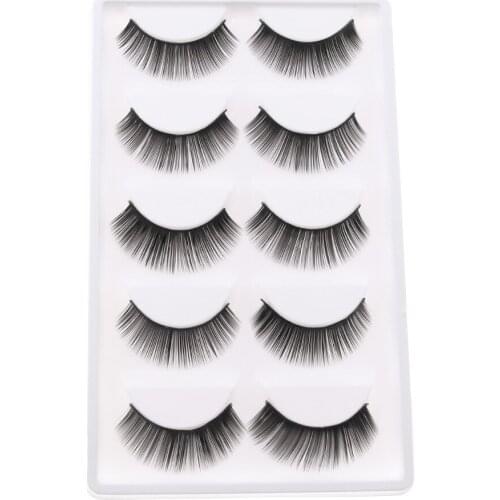 5 Pairs Long Black Eyelashes Eye Lashes for 1/6 Blythe Dolls Accs Parts