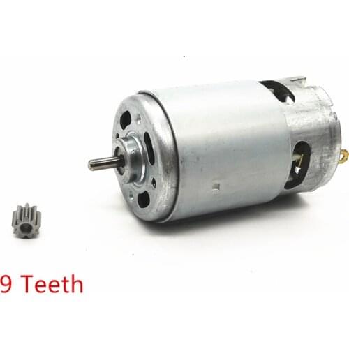9Teeth RS550 7.2V 9.6V 10.8V 12V 14.4V 16.8V 18V 21V 24V 25V Motor for BOSCH DeWALT HITACHI MAKITA METABO Milwaukee Hilti Ryobi
