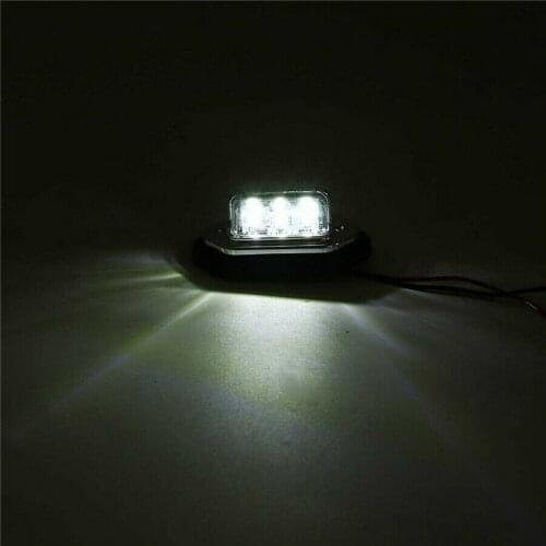 12V 24V License Plate Light 2pcs Set Car Caravan For Most Truck High Brightness SUV