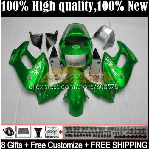 Body For HONDA SuperHawk VTR 1000 F 1000F 56CL.0 VTR1000F 97 98 99 00 VTR1000 F 2001 2002 2003 2004 2005 Fairings Glossy Green