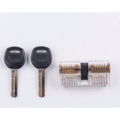 Cutaway Transparent Copper Lock Training Skill Professional Visable Practice Padlocks Lock Pick For Locksmith Free Shipping