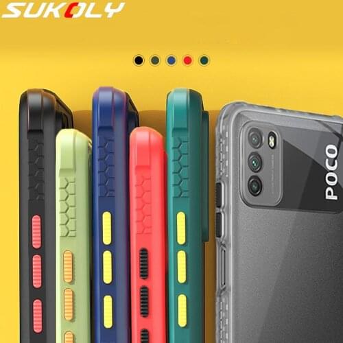 For Redmi Note 9 Pro 9T 9S 8 Pro 9A 9C Shockproof Hybrid Clear Case Cover For Xiaomi Mi 11 10T Pro Lite POCO X3 NFC M3 Redmi 9T