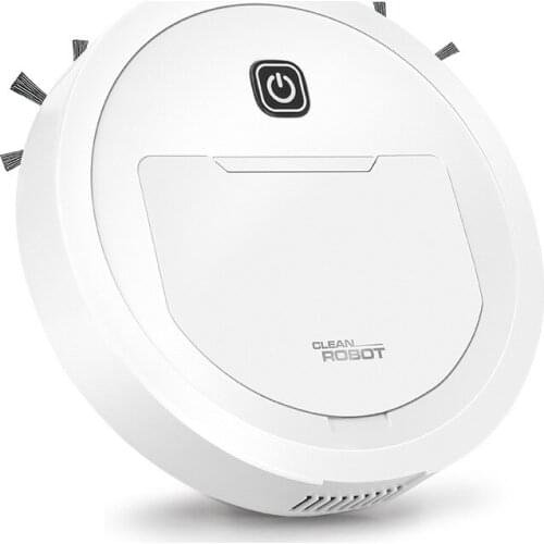 Robot Vacuum Cleaner USB Charging Robot Vacuum 1200Pa Strong Suction Robotic Vacuum Cleaner,Up to 80Mins Runtime