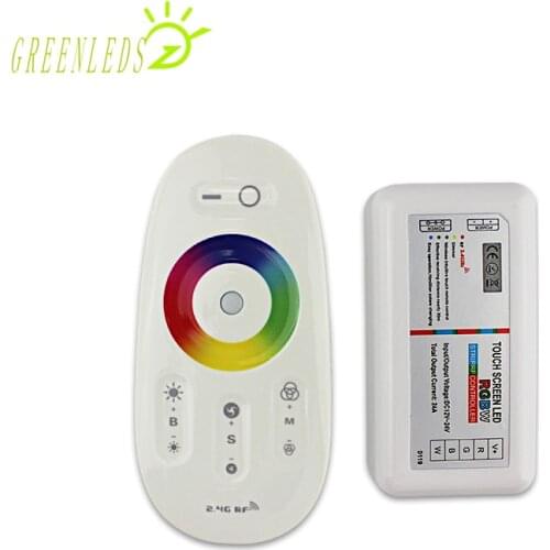LED RGBW Color Wireless Controller 2.4G 18A Touch Remote LED Controller JM-2.4G-05 with High Quality 3 Years Warranties