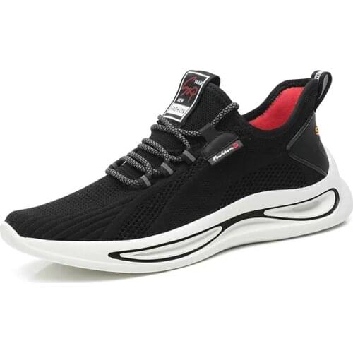 2021 spring and autumn new trends, all-match men and women with the same style shoes, flying woven casual sneakers new balance