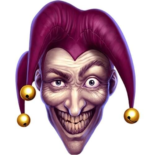 Joker Evil Stickers Waterproof JDM Car Sticker Vinyl for Bumper Motorcycle Scooter Skateboard Laptop Tablet Pc,13cm*10cm