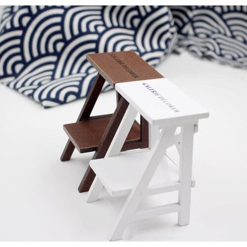 1PC Creative European Style Ancient Old Wooden Ornaments Home Furnishing Decorative Photo Props Chair Home Decoration MM 002