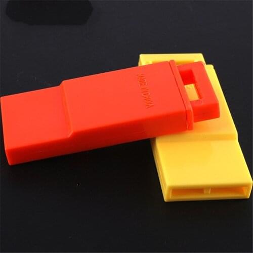 1pcs Outdoor Survival Whistle Lifesaving Whistle First Aid Kits Emergency Signal Rescue Camping Hiking Referee Cheerleader