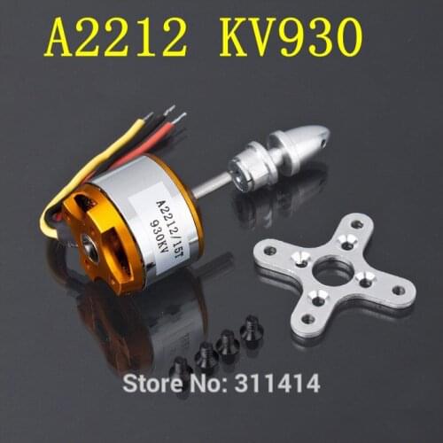 1piece XXD A2212 930KV Brushless Outrunner Motor 15T For RC Aircraft KK QuadCopter UFO Retail Dropship + Free Shipping