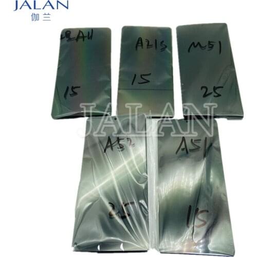 10pcs LCD front polarizer film for Samsung M51 A11 A21 A31 A41 A51 A71 A12 A31 A42 A52 A72 A01 A02 A02s display screen repair