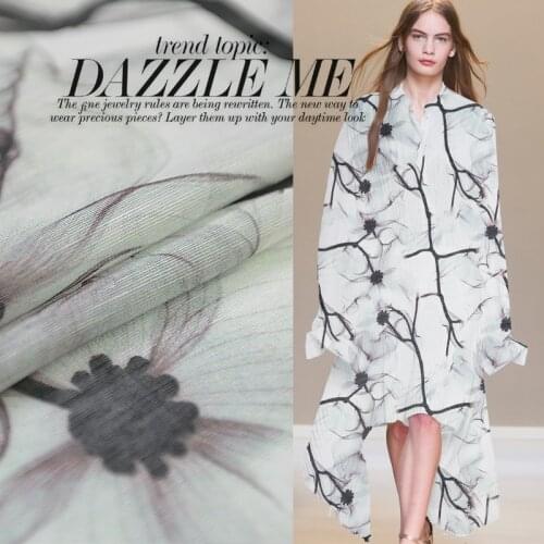 100cm*140cm Slub Flax Silk Fabric Summer Dress Gown Material Natural