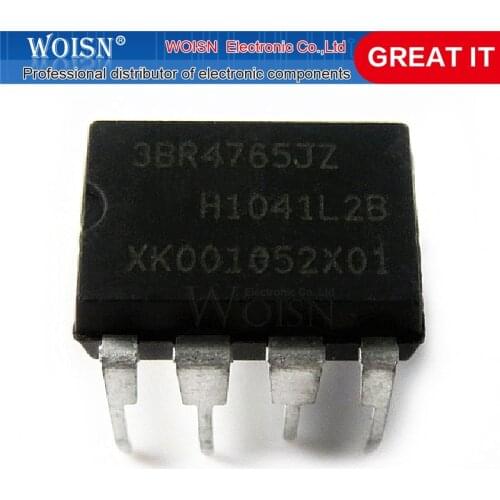 2pcs/lot ICE3BR4765JZ 3BR4765JZ DIP-7 DIP-8 In Stock