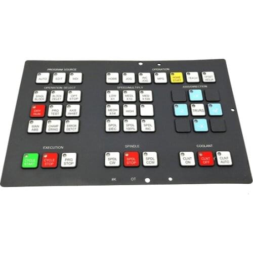 A98L-0001-0524#K CNC HMI Membrane Silicone Keypad buttons for Fanuc Machine Operator Panel