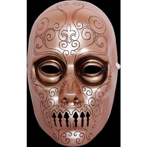 Wizard Cosplay Accessories Lord Voldemort Death Eaters Mask High Quality Resin Masks Halloween Cosplay Party Disguisement