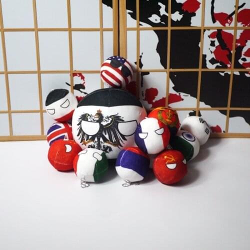 Anime Polandball Stuffed Doll Toy Countryball Plush Toys Kids Pillow Gift Bag Pendant Decoration Size 9-20cm