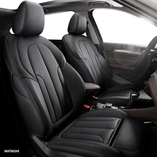 MATIKOHI Custom Leather car seat cover For Toyota Corolla PRIUS Prado Land Cruiser RAV4 CROWN Camry Highlander CH-R Alphard