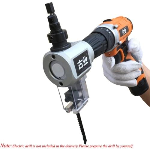Wood Cutting Machine Horizontal Drill Converter For Electric Nibbler Jig Saw Multifunction Curve Cutter DIY Woodworking Tools
