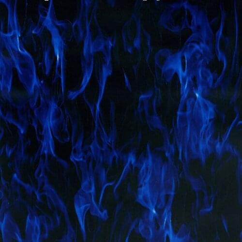 Blue Flame Design Hydro Graphic Film Width 100CM 10 sqm TSA133-2 Water Trasfer Printing Liquid Image Hydrographic Film