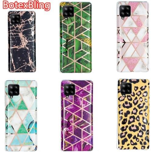 Electroplate Marble Soft IMD CASE For Samsung Galaxy A42 S6 S7 S8 S9 S10 plus A10 A20 A40 A50 A70 A10S A20S 20E A6 A7 A8 J6 2018