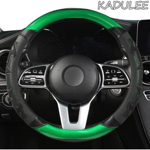 KADULEE Microfiber Leather Car Steering Wheel Cover For Lexus is250 rx300 rx330 rx 350 gx470 nx rx ct200h gs300 gs