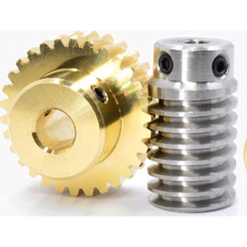 1.5M-40T Reduction Ratio:1:40 45Steel Worm Gear Reducer Transmission Parts Wore Gear hole:10mm--D:64.5MM rod hole:8mm