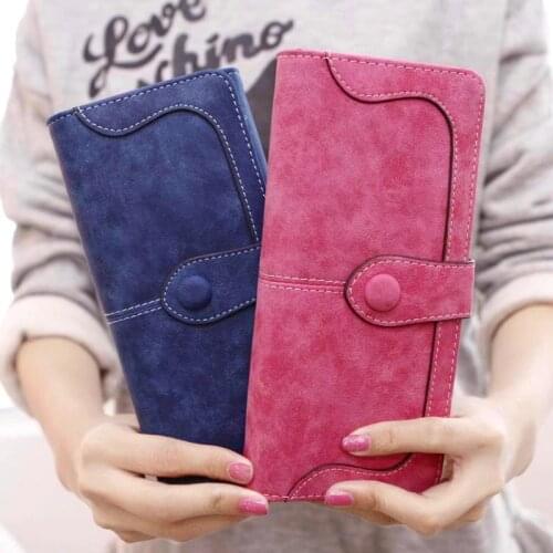 New Fashion Women Wallets Long Style Multi-functional wallet Purse Fresh PU leather Female Clutch Card Holder