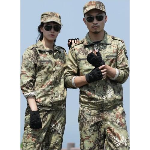 Casual Mens Camouflage Wearable Military Uniforms Spring Summer Sets Jacket Trousers 2pcs New