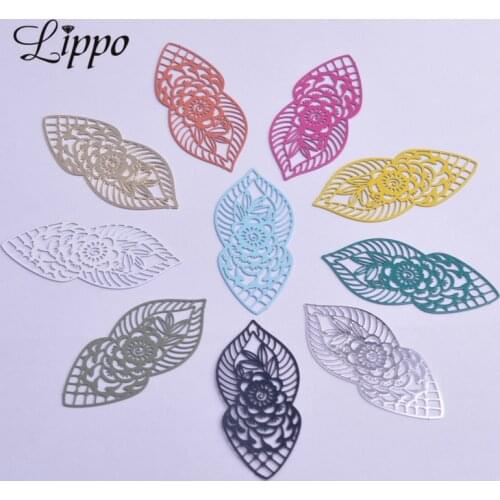 30pcs AB6433 17.5*40mm Brass Thin Charms Earring Findings Diy Jelwery Accessories