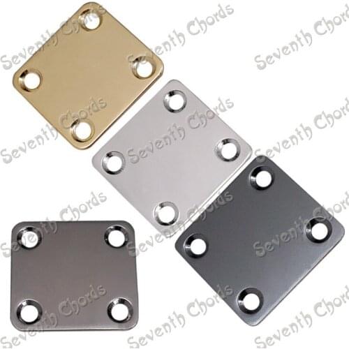Mini Style Small Neck plate Neck Joint plate for Guitar Bass Replacement / Chrome - Black - Gold - Gun black for choose
