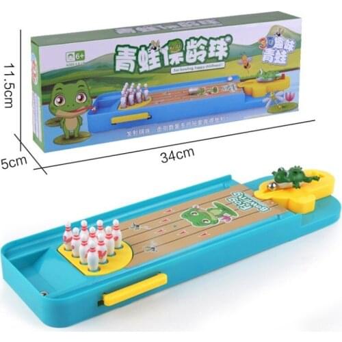 Mini Desktop Bowling Game Toy Funny Indoor Parent-Child Interactive Table Sports Game Toy Bowling Educational Gift For Kids