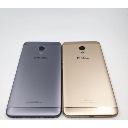 Original Housing Aluminum Alloy Battery Back Cover For Meizu M6 Note Replacement Parts With Side Buttons