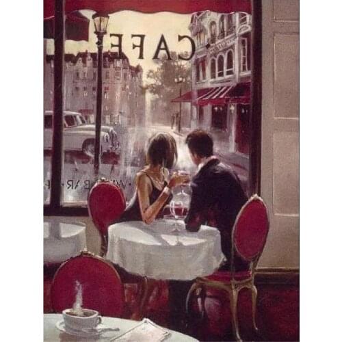 Popular Needlework Bring Back Date Night Cross Stitch Embroidery with 14CT Aida Counted Canva & Free Shipping for Home Decor