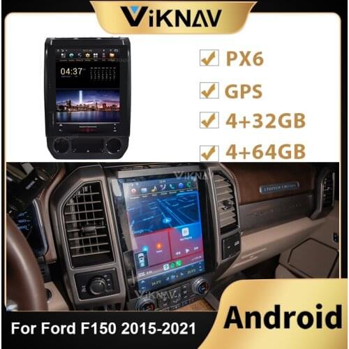 PX6 Android radio for ford f150 2015 2016 2017 2018-2021 car head unit stereo receiver multimedia player touch screen auto audio