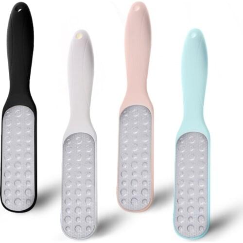 Stainless Steel Foot File Manual Double Sides Dead Skin Remover Portable Rasp Heel Pedicure Callus Grater Foot Care Tool