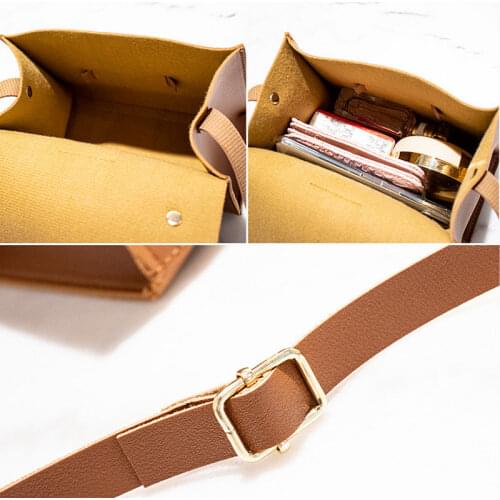 1 Pcs Women Lady Girl Shoulder Crossbody Bag PU Leather for Mobile Phone Shopping PR Sale