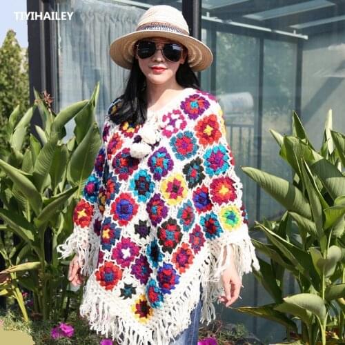 TIYIHAILEY Women's Poncho With A Hood