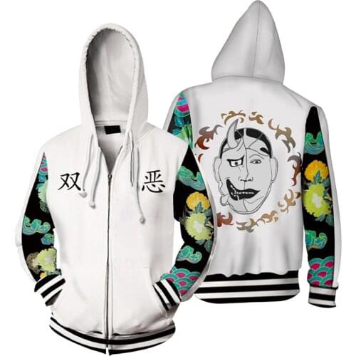 Tokyo Revengers Cosplay Hoodie 3D Printed Hooded Sweatshirt Men Women Casual Streetwear Zip Up Jacket Coat