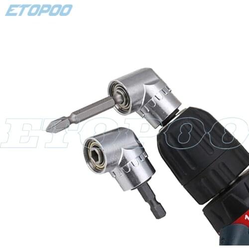 High Quality 105 Degrees 1/4" Electric Hex Drill Bit Adjustable Hex Bit Angle Driver Screwdriver Socket Holder Adaptor tools
