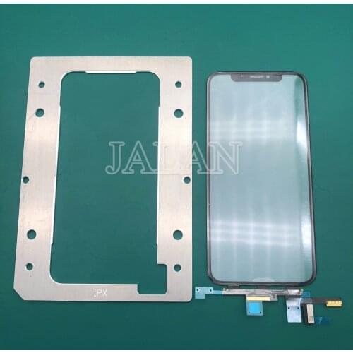 YMJ custom mold for Phone X 5.8inch LCD touch screen glass OCA unbent flex cable position mold touch display location mold