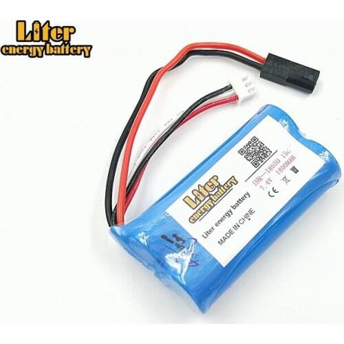 10PCS/LOT 7.4V 1800mAh 18650 15c lithium beauty Linda T40 F39 F49 T39 822 Syma remote control aircraft batteries
