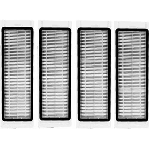 4pieces/lot S50 S51 S55 Robot HEPA Filter for Xiaomi mi mijia robot roborock s50 s51 S55 roborock 2 Robotic Vacuum Cleaner Parts