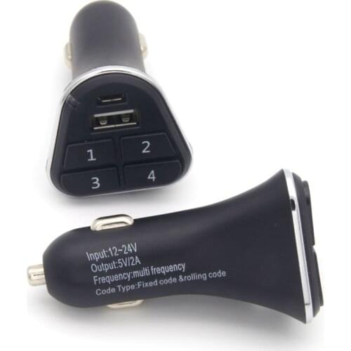 5V2A Car chager & Universal gate garage door remote control Copy fixed rolling multi code 330mhz 433,92mhz 868,3mhz Universal