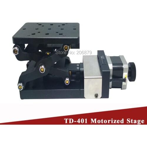 Free Shipping High Accuracy Z Axis Vertical Linear Motorized Stage Guide Mini Electric Lifting Platform Motorized Lab Jack