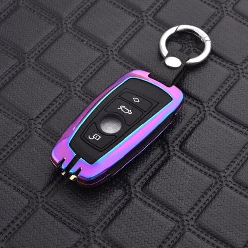 Alloy silicone Car Key Case Cover For BMW 520 525 F10 F30 F18 118i 320i 1 3 5 7 Series X3 X4 M3 M5 Key Protection Shell Car Styl