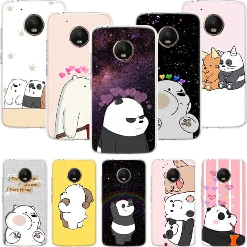 Three Little Bears Phone Case For Motorola Moto G9 G8 G7 G6 G5 E6 E5 E4 Plus Play Power One Action Macro Coque Cover Capa