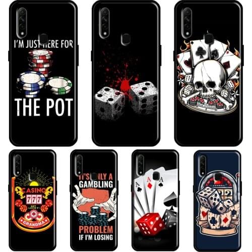 Casino Gambling For OPPO A52 A72 Find X3 Pro Reno 2 Z A3S A5S A15 A83 A31 A53 A9 A5 2020 F5 F7 Phone Cover