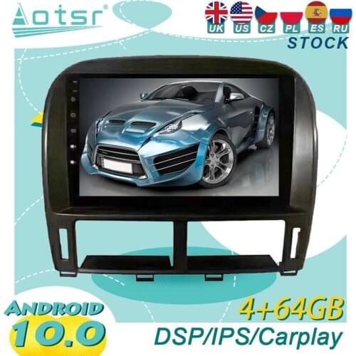 For Lexus LS430 2000-2006Android 10 WIFI Carplay Car Multimedia Radio Player GPS Navigation Stereo Player