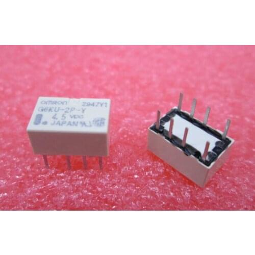 HOT NEW G6KU-2P-Y 4.5VDC G6KU-2P-Y-4.5VDC G6KU-2P G6KU2PY 4.5VDC 4.5V DIP8 10pcs/lot